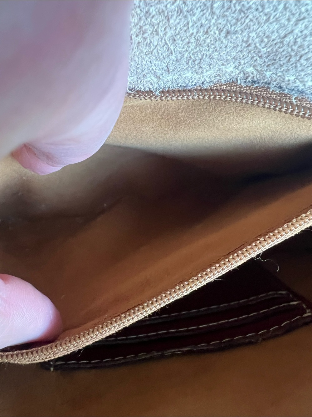 Patricia Nash Tan Italian Leather Crossbody Bag Boho Heritage Western Artisan - Picture 8 of 9